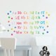 thumbnail image 5 of Pegatinas De Pared Del Alfabeto Calcomanías De Pared Educativas Abc Para La Habitación De Los Niños, Letras Del Alfabeto De Acuarela Decoración De La Pared Carteles Vinilos Murales De Pared Color, 5 of 5