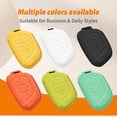 thumbnail image 3 of Key Fob Cover Compatible with Cadillac Lyriq Optiq Vistiq Escalade XT4 CT4 CT5 CT6 CTS ATS XT4 2023-2026 5 Button Keychain Case Holder Protector,Lime Green, 3 of 8