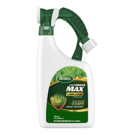 Scotts Liquid Green Max Lawn Food, 32 oz., for Any Grass Type