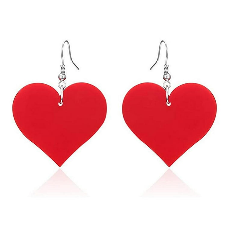 Giraffe Heart Earrings, Valentines Earrings, Heart Earrings, Gift