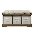 thumbnail image 4 of Pemberly Row Storage Bench, Rustic Oak, 4 of 4