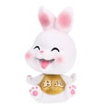 thumbnail image 1 of Adorable Resin Craft Rabbit Ornament Lovely Bunny Modeling Desktop Decor, 1 of 8