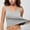 c01Gray, variant on Women Wide Strap Ribbed Cropped Tank Tops With Built In Padded Summer Trendy Crop Top Tight Fit Basic Sleeveless Camisole Gray L