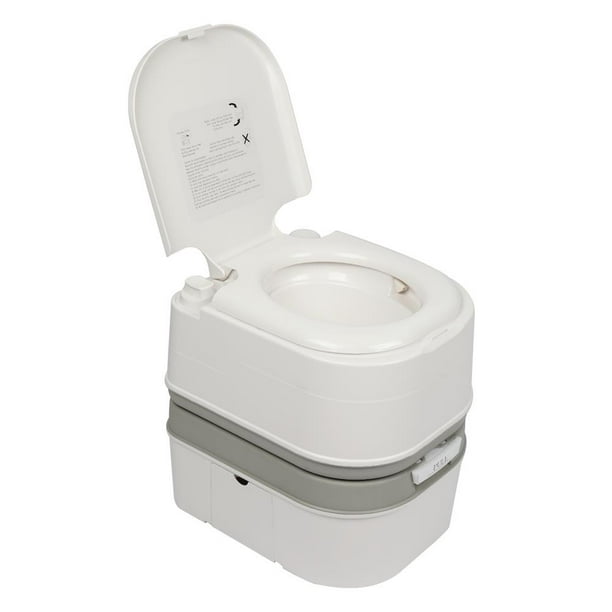 Zimtown Portable Camping Toilet, with 6.3 Gal Waste Tank and 5.3 Gal
