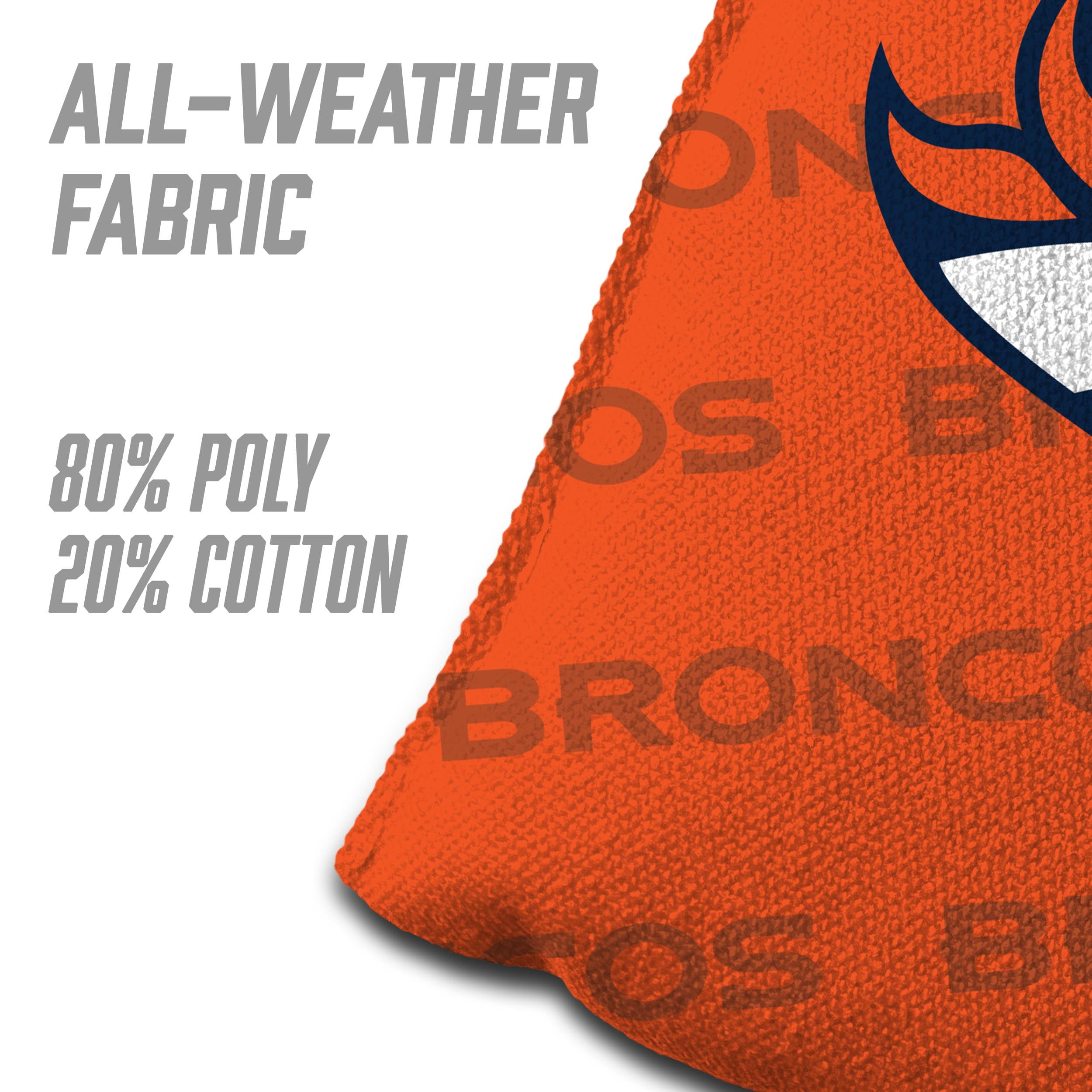 NFL Denver Broncos Cornhole Bags - 4PK - Orange