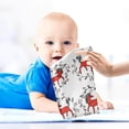 thumbnail image 5 of SKYSONIC Floral Dala Horses Baby Muslin Washcloths Face Towel, 3 Pack Burp Cloths Cotton Wipes Infant Wash Cloth for Newborn Boys Girls 12"x12", 5 of 7