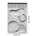 thumbnail image 4 of Exquisite Horse Horseshoe Shape Mold Cake Chocolate Soap Decorating Tool Gift, 4 of 5