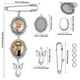 thumbnail image 4 of Broche Pin Ramo Boda Foto Encantos para Fiesta Nupcial, 4 of 9