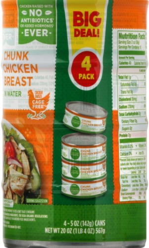 Simple Truth Organic Canned Chicken BIG Deal! - 5 oz - 4 ct