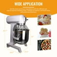 thumbnail image 3 of Preenex 30Qt Dough Food Mixer Commercial 1.5HP 1100W 3 Speed Pizza Bakery Dough Blender, 3 of 7