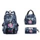 thumbnail image 1 of Fashion Sanrio Kuromi Printed Backpacks 3pcs Set Boys Girls School Schoolbag Mochila Lunch Bags Cartoon Student Kids Bookbag, 1 of 4