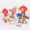 thumbnail image 3 of Juego de 12/6 piezas de minifiguras de Sonic de PVC, juguete de animación, Sonic The Hedgehog, modelo de muñeca, juguetes de animales para niños, regalo de cumpleaños, 5-8 cm, 3 of 5