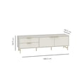 thumbnail image 5 of Rack para TV Moveis 75 con Cajones y Espacio de Almacenaje Blanco Mate, 5 of 5