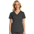 thumbnail image 2 of Maevn EON Sport Multi Pocket V-Neck Top & Comfy Full Elastic Waistband Pant Scrub Set, 2 of 5