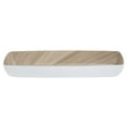 thumbnail image 7 of HUBERT® Serving Bowl Wood-Look White Melamine with Light Wood Inside - 20 7/8 L x 6 2/3 W x 3" H, 7 of 7