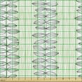 thumbnail image 2 of Botanical Fabric by the Yard, Soft Toned Floral Leafage Branches Essence of Nature Growth Season, Upholstery Fabric for Dining Chairs Home Decor Accents, Pale Green Grey by Ambesonne, 2 of 5