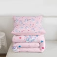 thumbnail image 5 of Erosebridal Kawaii Unicorn Kids Queen Comforter Set,Pink Loves Balloon Blue Stars Print Bedding Comforter Set For Girls,Reversible Pink 3pcs, 5 of 7