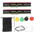 thumbnail image 1 of Pelota de reflejos de boxeo para diadema ajustable, juego de pelotas de reflejos para entrenamiento de coordinación mano-ojo, 1 of 14
