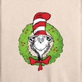 thumbnail image 3 of The Cat in the Hat - Cat Wreath - Women's Raglan Graphic T-Shirt, 3 of 5