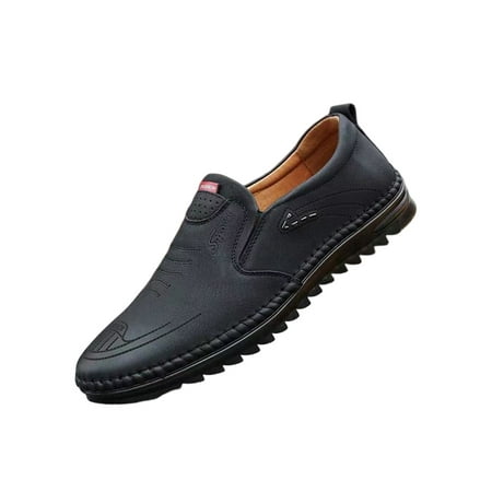 

Bellella Mens Casual Shoes Classic Flats Comfort Loafers Vintage Dress Shoe Wedding Business Black 9