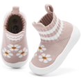 thumbnail image 1 of HAYAN Baby Shoes Baby Sock Shoes Baby Walking Shoes Infant Non-Slip Breathable Slippers with Soft Rubber Sole Baby Boys Girls Slip On Sneakers, 1 of 1