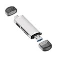 thumbnail image 1 of Lector de tarjetas 6 en 1 Wdftyju Adaptador de tarjeta de memoria Plug and Play para teléfono Huawei Android, 1 of 9