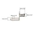 thumbnail image 2 of Uxcell 0.24'' L-Shaped Shelf Support Peg  Support Shelf Bracket Peg w Hole 30pcs, 2 of 3