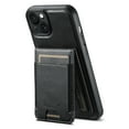 thumbnail image 4 of Compatible for Mag-Safe for iPhone 13 Wallet Case, Detachable PU Leather Wallet Case with Flip Card Holder, Stand Protective Phone Cover for Men Women Support Magnetic Car Mount, Black, 4 of 6