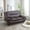 2-Seater, variant on MAYEERTY Leather Accent Chair, Sofa Chair with Anti-Insect Solid Wood Frame Living Room Chair, Brown