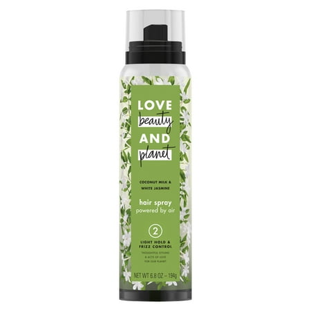 Love Beauty And Planet Light Hold & Frizz Control Hair Spray Coconut Milk and White Jasmine 6.7