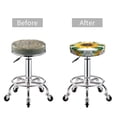 thumbnail image 3 of Uemuo Sunflowers (2) Pattern Round Bar Stool Seat Covers Washable Stool Cushion Slipcover Elastic Bar Chair Covers-13 inch, 3 of 7