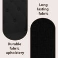 thumbnail image 6 of vidaXL 47” W Small Loveseat, Fabric Chesterfield Sofa, 2 Seater Couch for Living Room, Black, 6 of 9