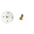thumbnail image 1 of Reloj de pared,Reloj de pared decorativo,moderno y elegante,Reloj de pared redondo silencioso,sin tictac,ideal para regalar.,Estatua de león pequeño,Estatua de león de escritorio,decoración, 1 of 8