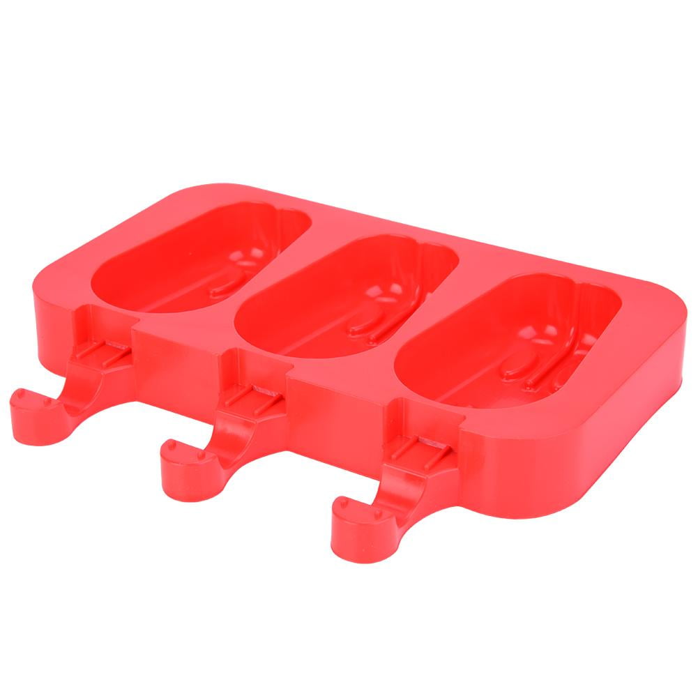 Kritne Ice Pop Mold with 20 Sticks, Silicone Molds with Lid Ice Cream Bar Mold 2 Cavities