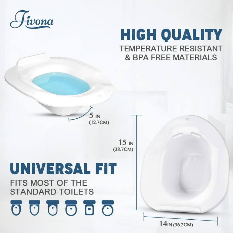 Fivona Sitz Bath Kit, Soothing Soak for Hemorrhoids, Postpartum