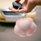 thumbnail image 4 of Mom's Best Llavero con pompón de bola de pelo con forma de pata de gato, súper esponjoso, 4 of 6