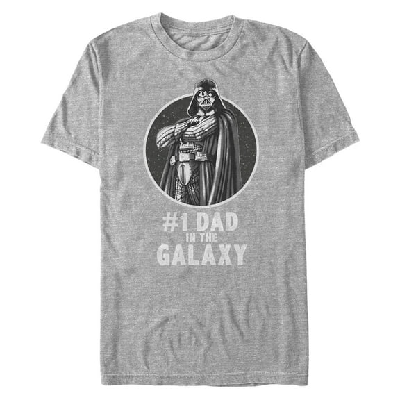 Men's Star Wars Darth Vader Best Dad  Graphic Tee Athletic Heather Large