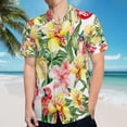 thumbnail image 5 of High Quality Hawaiian Shirts for Men Short Sleeve Aloha Beach Shirt Floral Summer Casual Button Down Shirts Blouses 7XWQHZ, 5 of 7