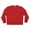 Red, variant on White Adult Crew Neck Sweatshirt - Large Cotton-Poly Fleece Pullover for Vinyl Transfers & Fabric Paint, Unisex Fit for Custom DIY Apparel, 12 Pack
