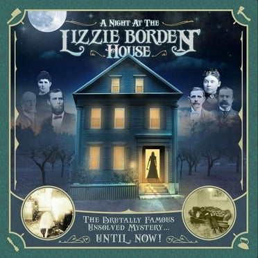 A Night at The Lizzie Borden House Mystery Official Board Game, Adult, Classic Games