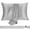 Gray, variant on 100% Mulberry Silk Pillowcase for Hair and Skin, 2 Pack Natural Silk Pillowcase Both Sides 16 momme Grade 6A Silk, Soft Breathable Smooth Silk Pillow Cover - Standard, White