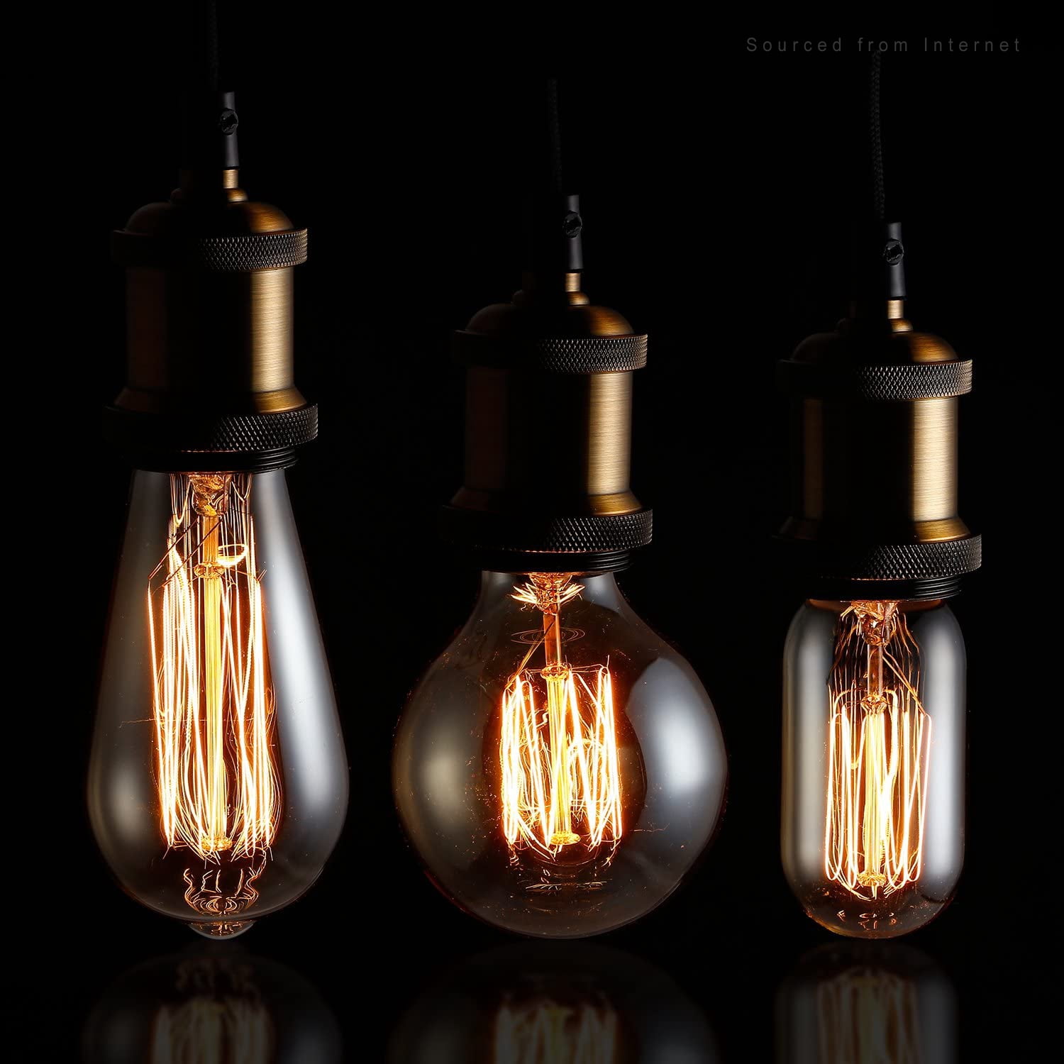 UL-listed Ceiling Pendant Light Fixtures, E26/E27 Lamp Holder, Antique Bronze