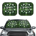 thumbnail image 2 of Naloa Happy Easter Print 2-Piece Windshield Sunshade,Foldable Car Front Window Sun Shades,for Most Sedans SUV Truck-Medium, 2 of 6