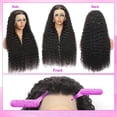 thumbnail image 4 of Pelucas con encaje en la parte delantera FYKD Deep Wave, cabello humano con una densidad del 200%, 4 of 9
