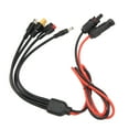thumbnail image 1 of Solar To XT60  Extension Cable, Waterproof Weather  36V DC Easy To Connect Flame Retardant Solar Connector To XT60 Adapter Cable  For Travel, 1 of 8