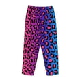 thumbnail image 5 of Fotbe Leopard Neon Rainbow Gradient Women's Pajama Pants,Sleepwear Pants,Pj Bottoms Drawstring And Pockets-XX-Large, 5 of 9