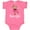 Hot Pink, variant on Inktastic Mimi Girl Ballerina Monkey Girls Baby Bodysuit