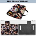 thumbnail image 4 of HUIACONG Sugar Skull Skull Golf Cart Seat Covers Portable Breathable Golf Cart Seat Covers Club Car Easy to Install Anti-Slip Fit Most Cars EZGO Yamaha Club Car, 4 of 7