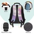 thumbnail image 4 of Aplkyhs School Backpack for Boys Girls Cute Axolotl Galaxy Ages 6-18 Large Capacity Multi Compartment Ergonomic Padded Adjustable Straps for Elementary Middle High School Daily Use, 4 of 7