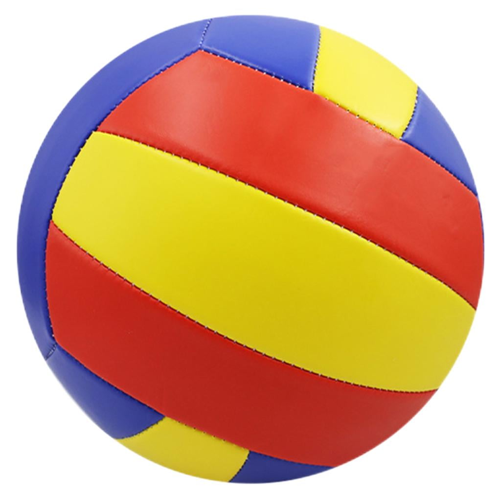 Volleyball Ball Soft Touch Official Indoor Outdoor Size 5 Blue Yellow 